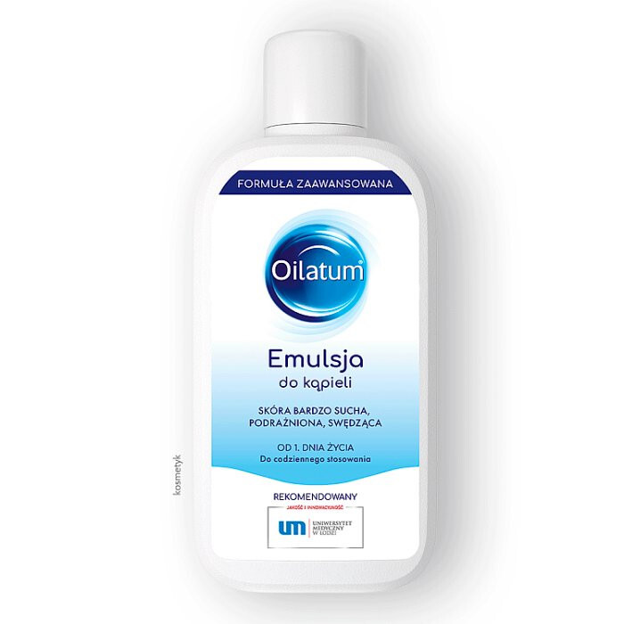 Oilatum Formuła Zaawansowana emulsja do kąpieli od 1. dnia życia, 400 ml