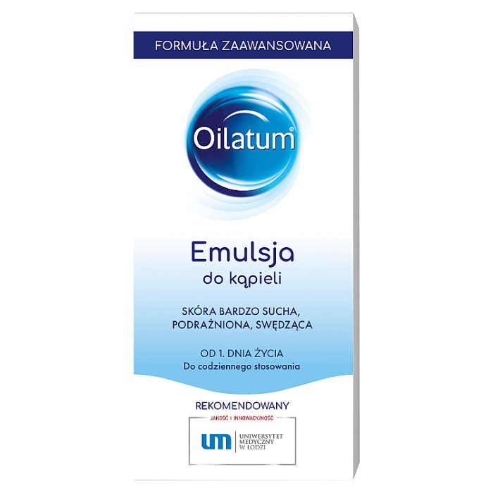 Oilatum Formuła Zaawansowana emulsja do kąpieli od 1. dnia życia, 400 ml
