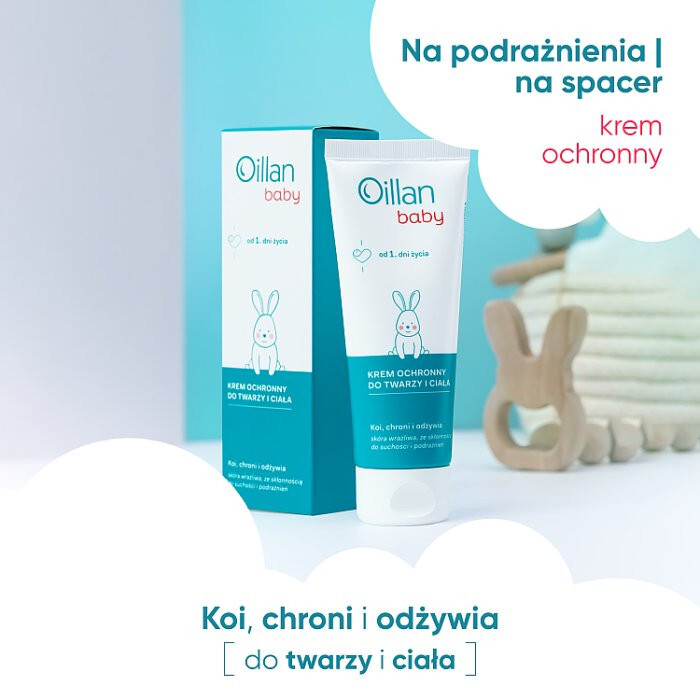 OILLAN Baby Krem ochronny do twarzy i ciała 75 ml