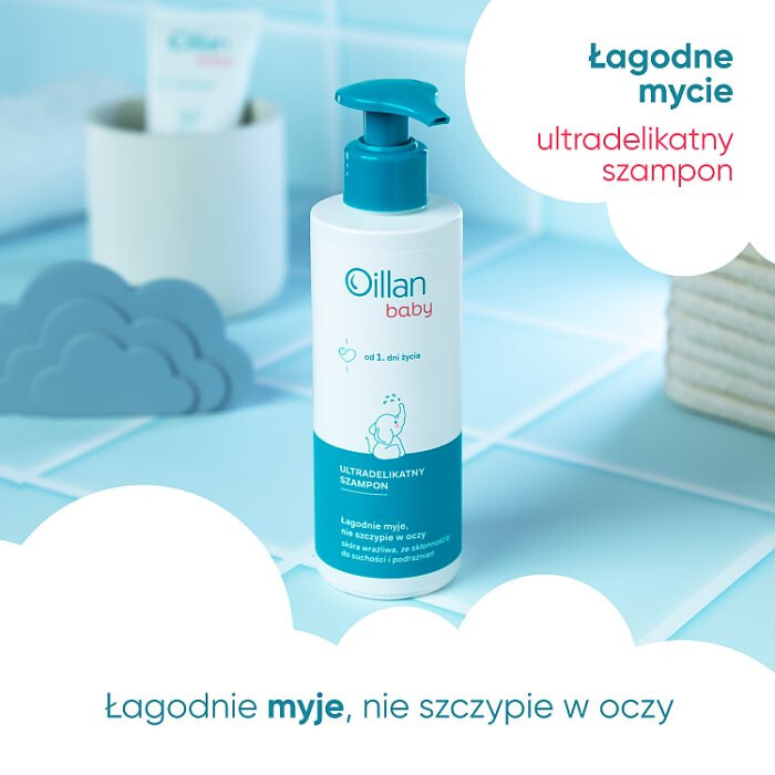 OILLAN Baby Ultradelikatny szampon 200 ml