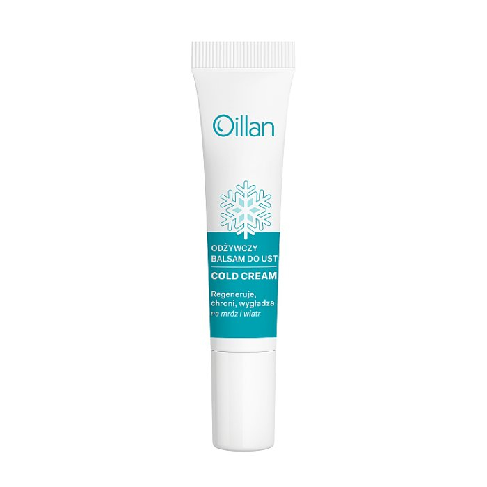 Oillan Cold Cream odżywczy balsam do ust na mróz i wiatr, 15 ml