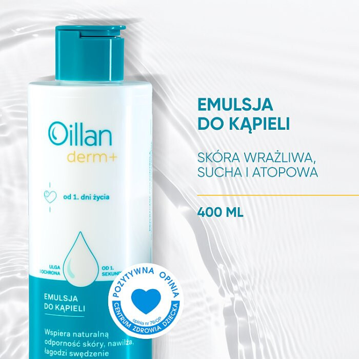 OILLAN Derm+ Emulsja do kąpieli 400 ml