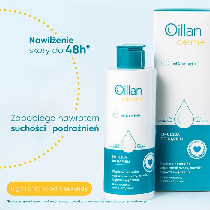 OILLAN Derm+ Emulsja do kąpieli 400 ml