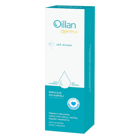 OILLAN Derm+ Emulsja do kąpieli 400 ml