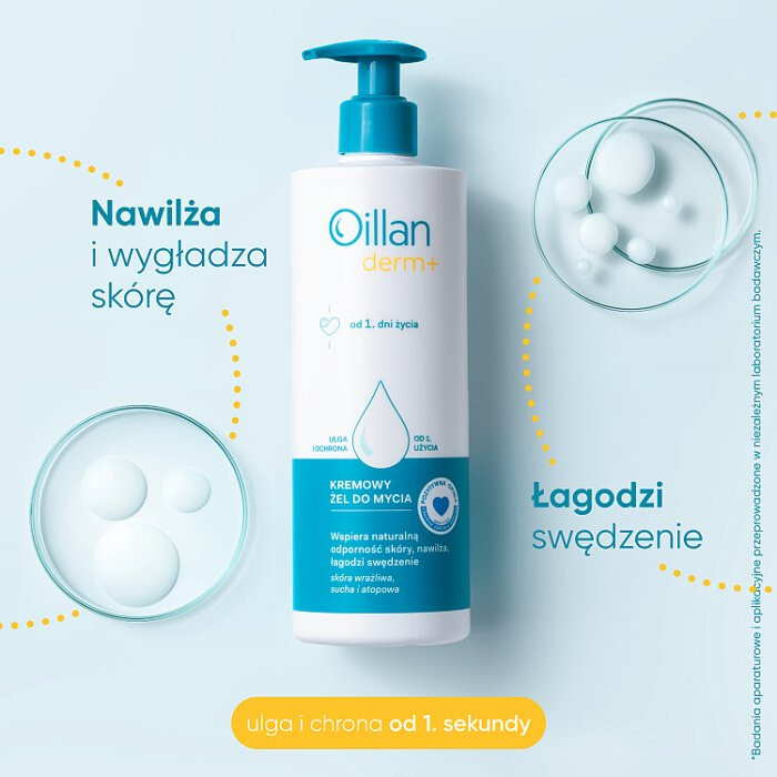 OILLAN Derm+ Kremowy żel do mycia 400 ml