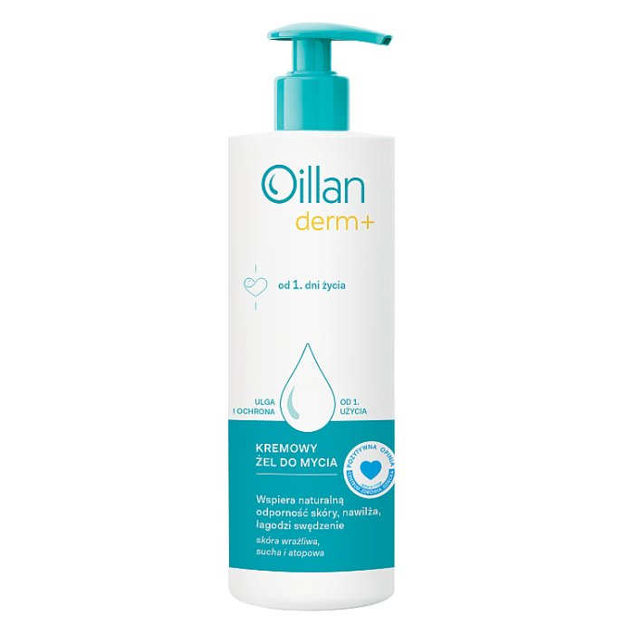 OILLAN Derm+ Kremowy żel do mycia 400 ml