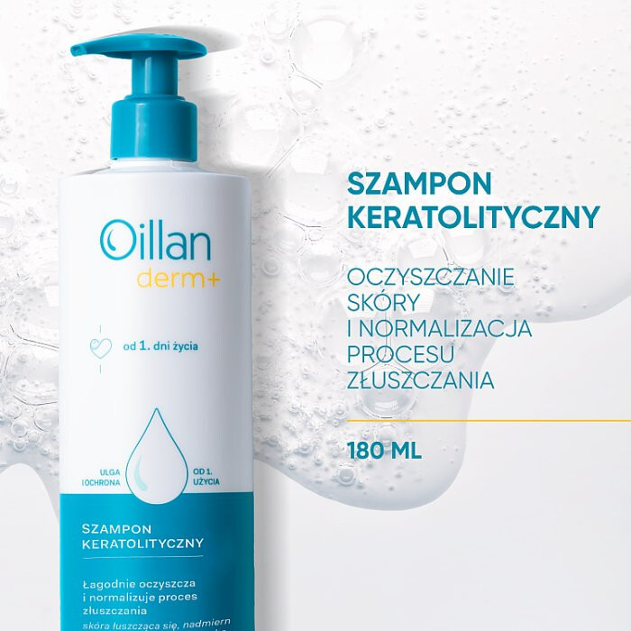 OILLAN Derm+ Szampon keratolityczny 180 ml