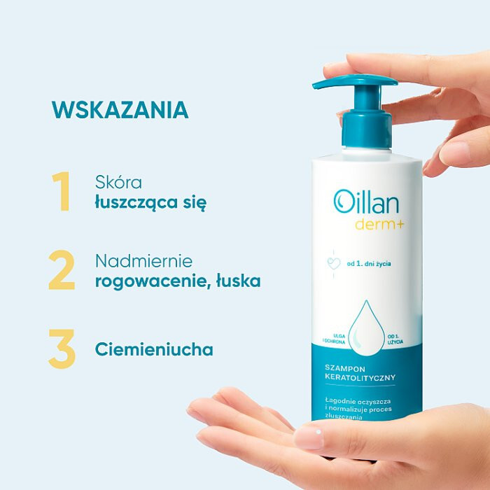 OILLAN Derm+ Szampon keratolityczny 180 ml