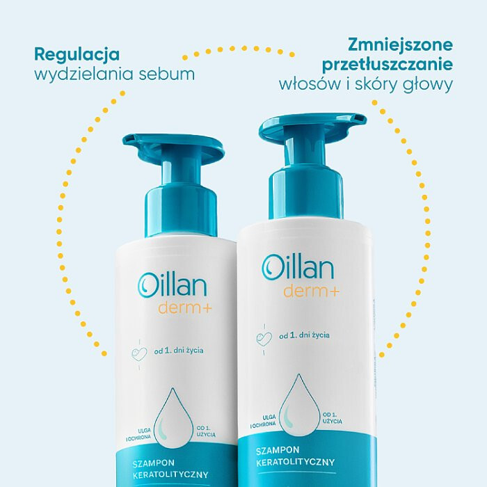 OILLAN Derm+ Szampon keratolityczny 180 ml