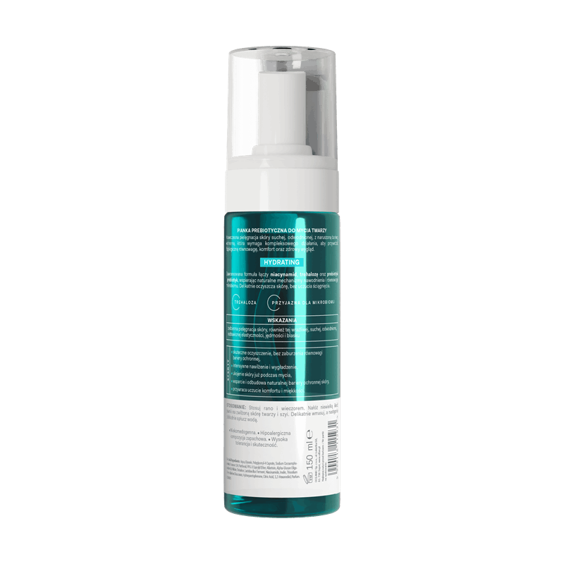Oillan Hydrating Prebiotyczna pianka do mycia twarzy dla skóry wrażliwej, 150 ml