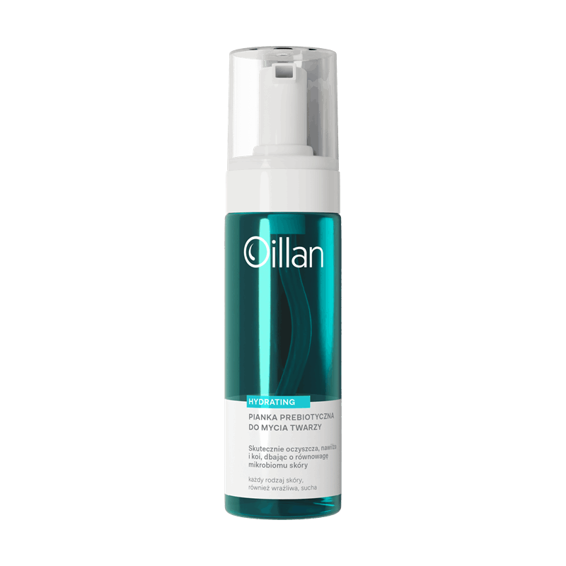 Oillan Hydrating Prebiotyczna pianka do mycia twarzy dla skóry wrażliwej, 150 ml