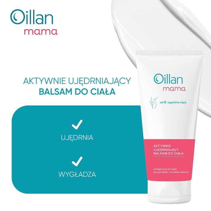OILLAN Mama Aktywnie ujędrniający balsam do ciała 200 ml