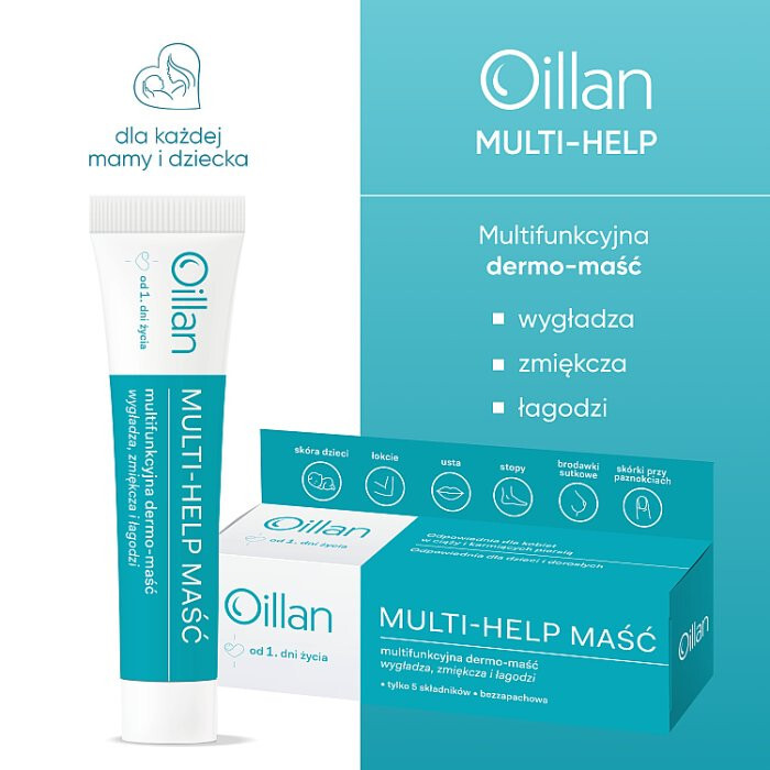 OILLAN Multi-Help Multifunkcyjna dermo-maść 12 g