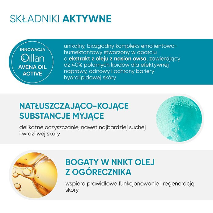 OILLAN Olejkowy żel do mycia, 400 ml