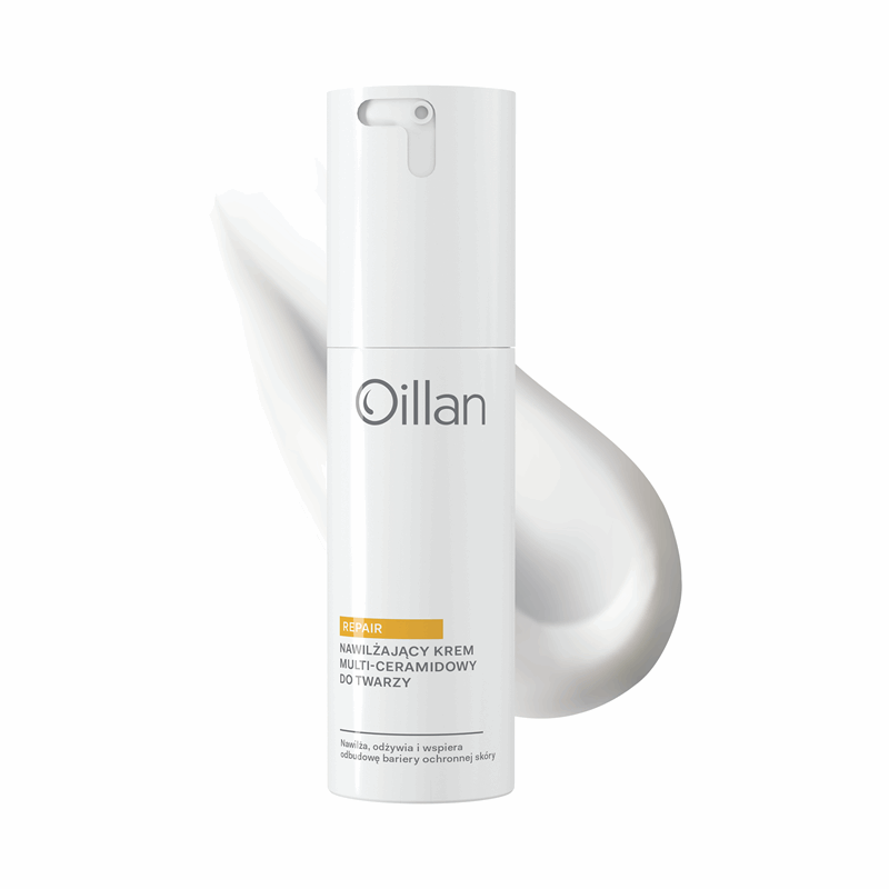Oillan Repair Krem nawilżający multi-ceramidowy do twarzy, 50 ml