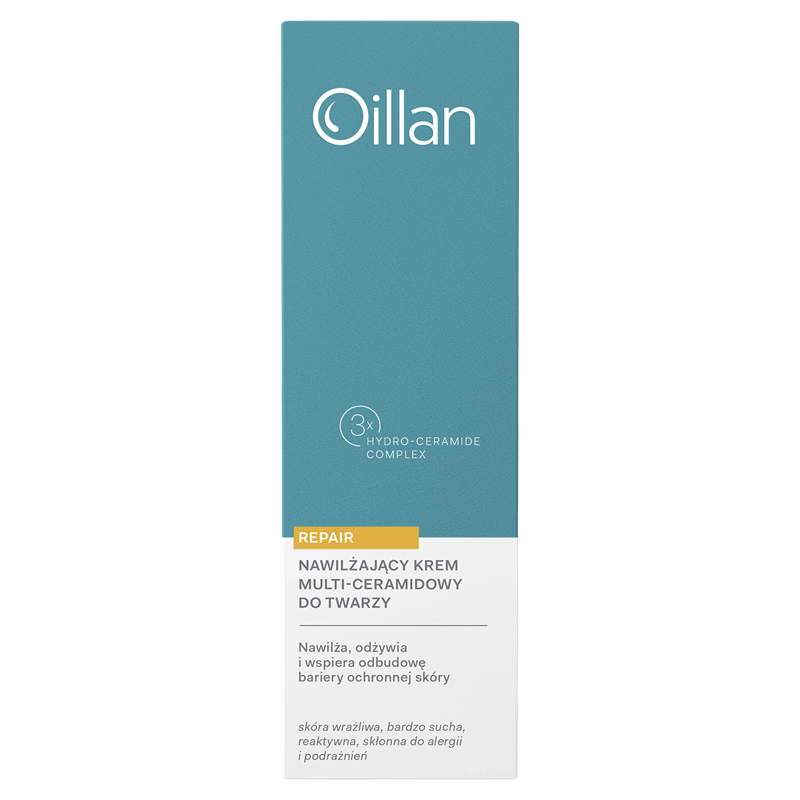 Oillan Repair Krem nawilżający multi-ceramidowy do twarzy, 50 ml