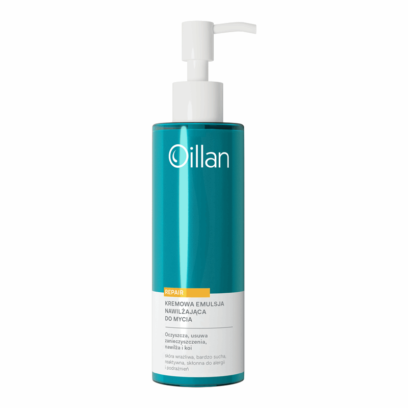 Oillan Repair Kremowa emulsja nawilżająca do mycia twarzy, 200 ml