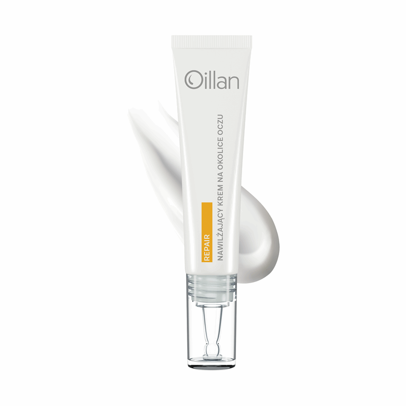 Oillan Repair Nawilżający krem pod oczy i na powieki dla skóry suchej i wrażliwej, 15 ml