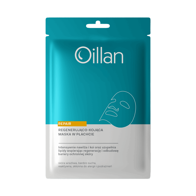 Oillan Repair Regenerująco-kojąca maska w płachcie, 1 szt.