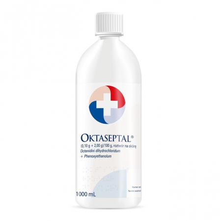 Oktaseptal roztwór na skórę do odkażania ran, 1000 ml
