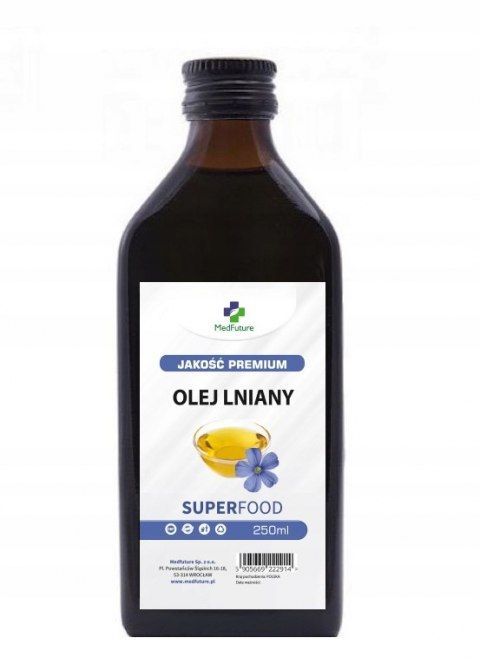 Olej lniany, 250 ml
