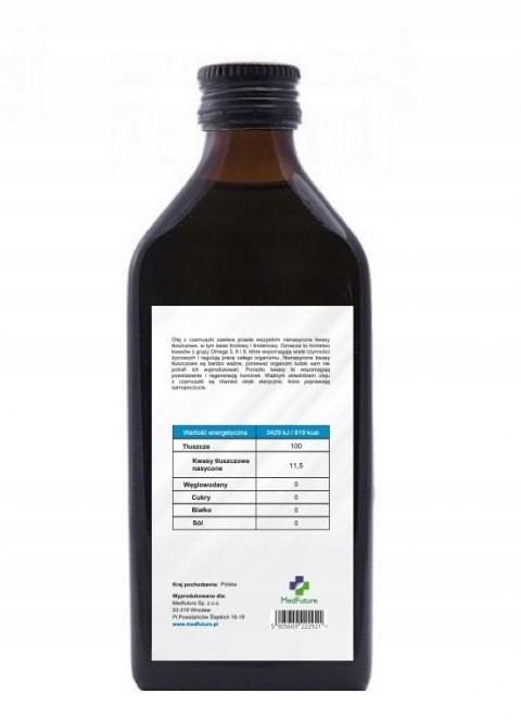 Olej z czarnuszki, 250 ml