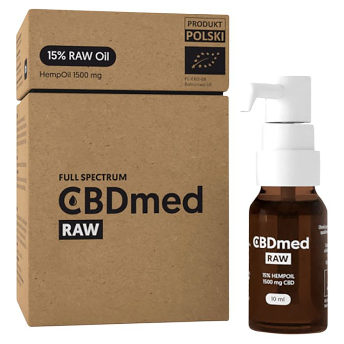 CBDMed RAW 15% olejek z konopi CanLab, 10 ml