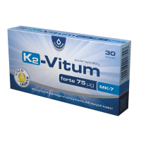 Oleofarm K2-Vitum Forte 75 μg kapsułki, 30 szt.