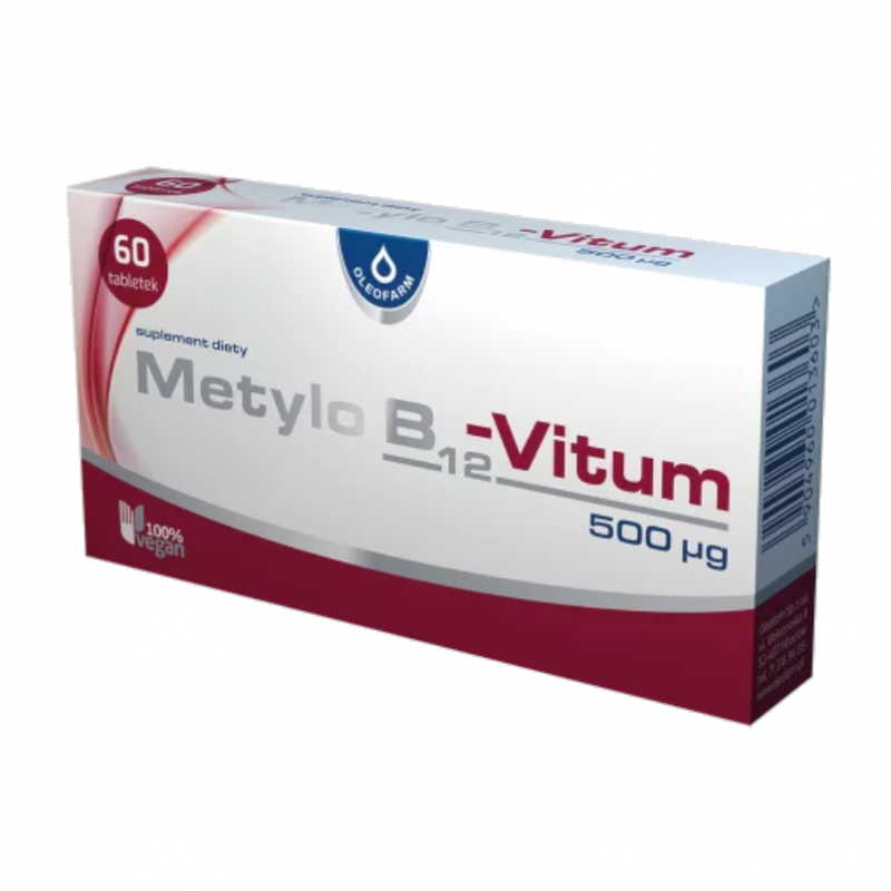 Oleofarm Metylo B12-Vitum 500mcg tabletki, 60 szt.