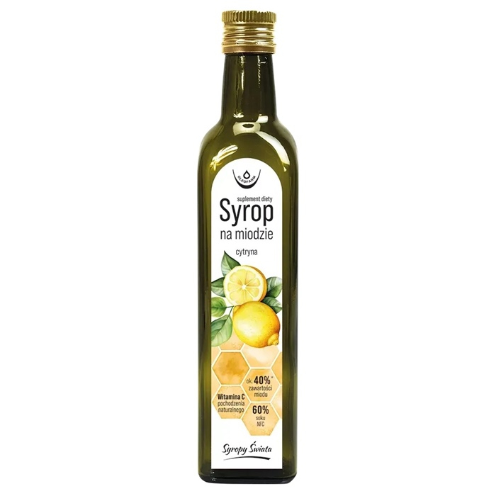 Oleofarm syrop na miodzie z cytryną na odporność, 250 ml