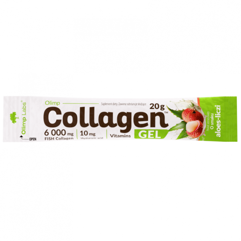 Olimp Collagen Gel smak aloes-liczi, 20 g