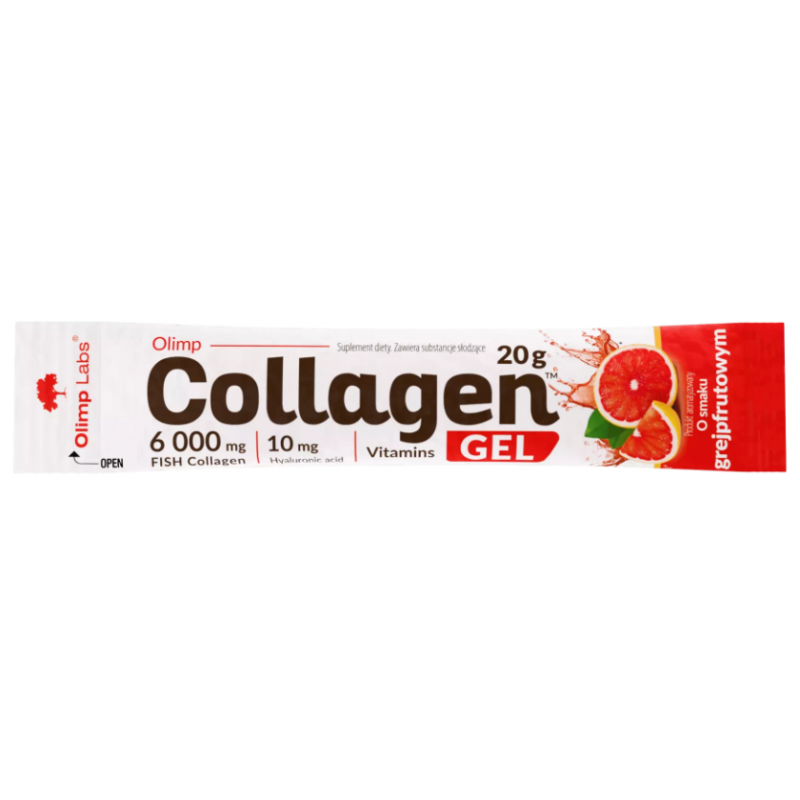 Olimp Collagen Gel smak grejpfrutowy, 20 g