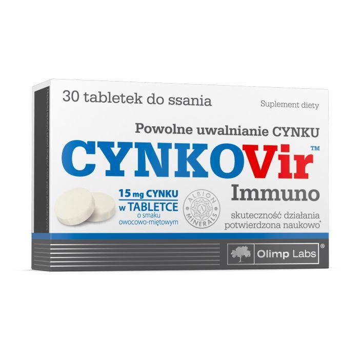 OLIMP Cynkovir Immuno 30 tabletek do ssania