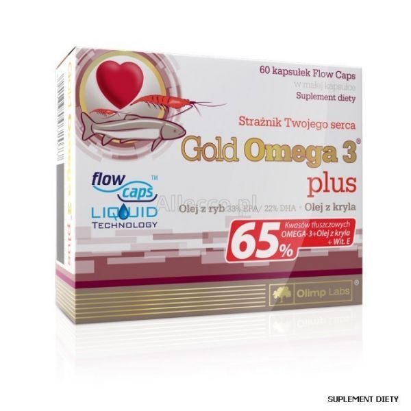 Olimp Gold Omega 3 Plus kapsułki, 60 szt.