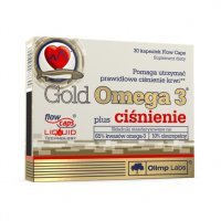Olimp Gold Omega 3 Plus Ciśnienie kapsułki, 30 szt.