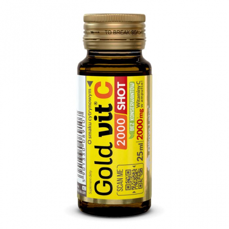 Olimp Gold-Vit C 2000 shot smak cytrynowy, 25 ml