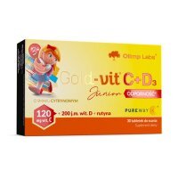Olimp Gold-Vit C+D3 Junior Odporność 30 tabletek do ssania