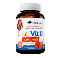 Olimp Gold-Vit D Gummies żelki o smaku truskawkowym, 60 szt.