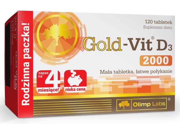 Olimp Gold-Vit D3 2000 tabletki, 120 szt.