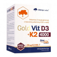Olimp Gold-Vit D3+K2 4000 kapsułki, 120 szt.
