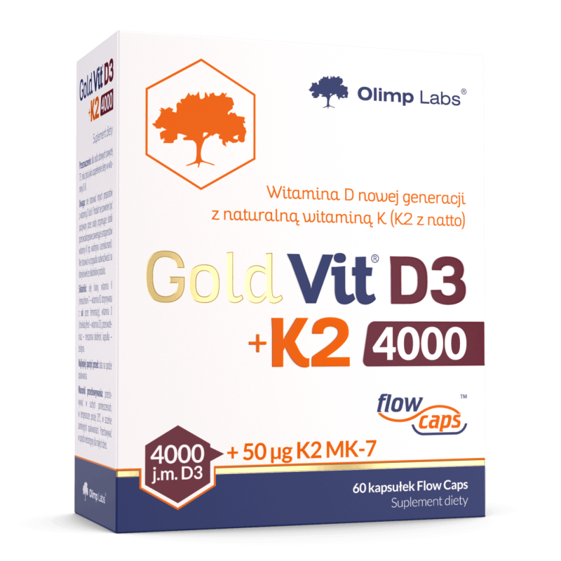 Olimp Gold-Vit D3+K2 4000 kapsułki, 60 szt.