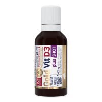 Olimp Gold Vit D3 Plus shot w ampułce wiśniowy, 25 ml