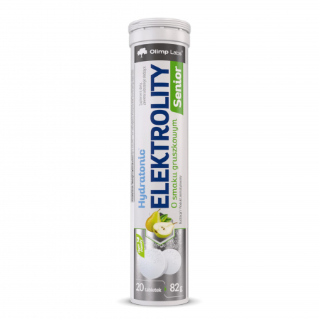 Olimp Hydratonic Elektrolity Senior tabletki musujące o smaku gruszkowym, 20 szt.