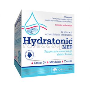 OLIMP Hydratonic Med (smak malinowy) 10 sasz.