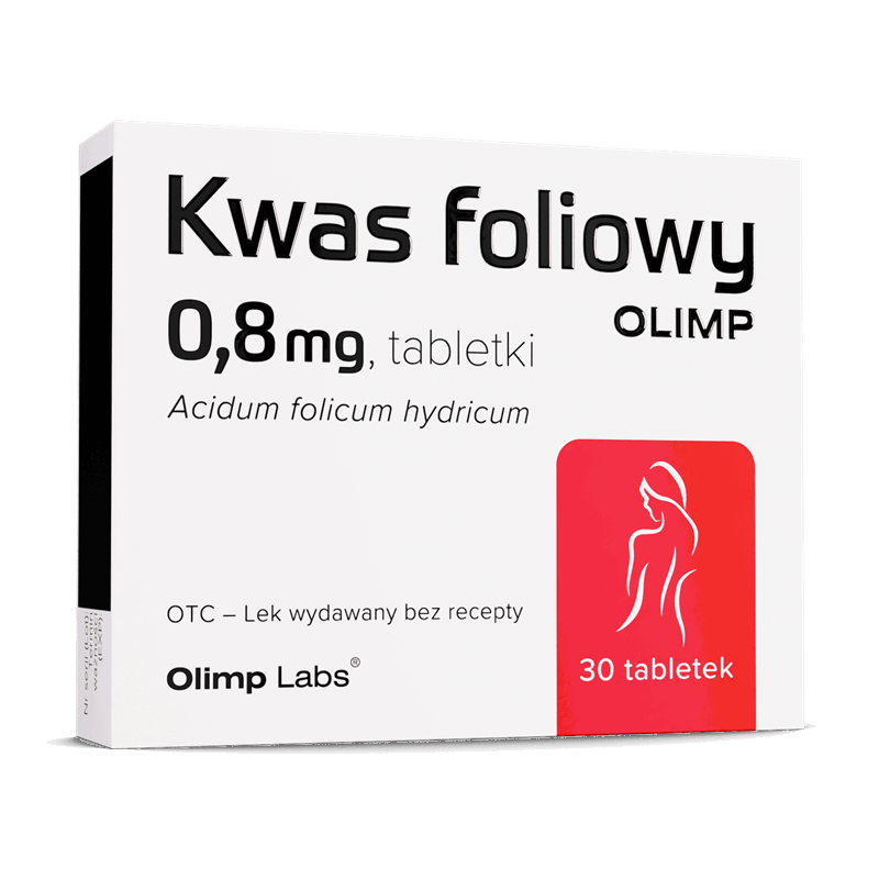 Olimp Kwas foliowy 0,8 mg tabletki, 30 szt.