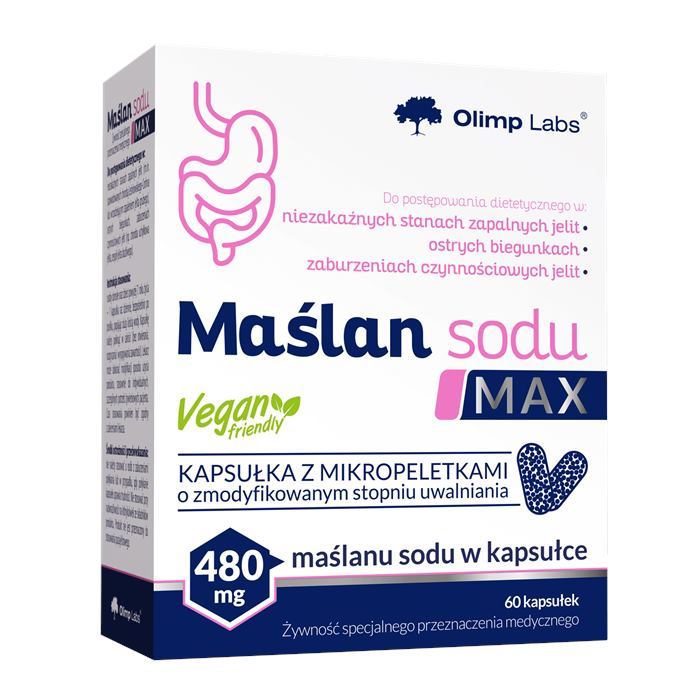 Olimp Maślan Sodu Max kapsułki, 60 szt.