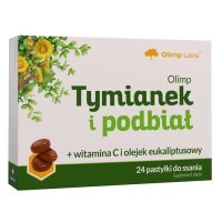 Olimp Tymianek i podbiał pastylki do ssania, 24 szt.