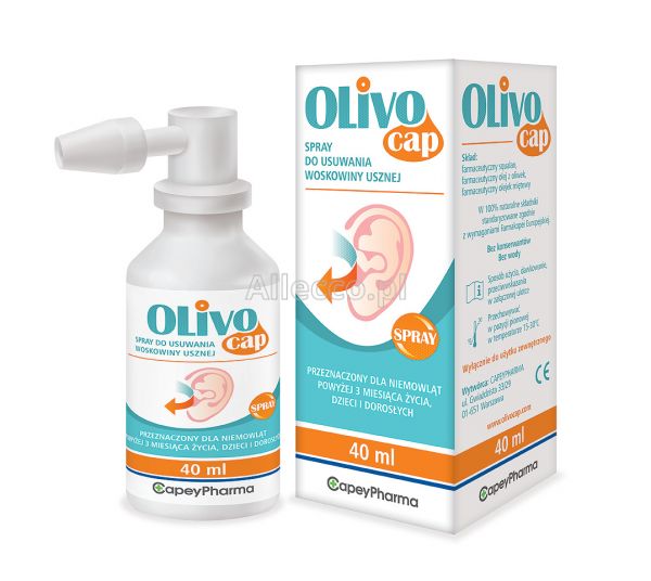 Olivocap preparat do usuwania woskowiny usznej 40 ml