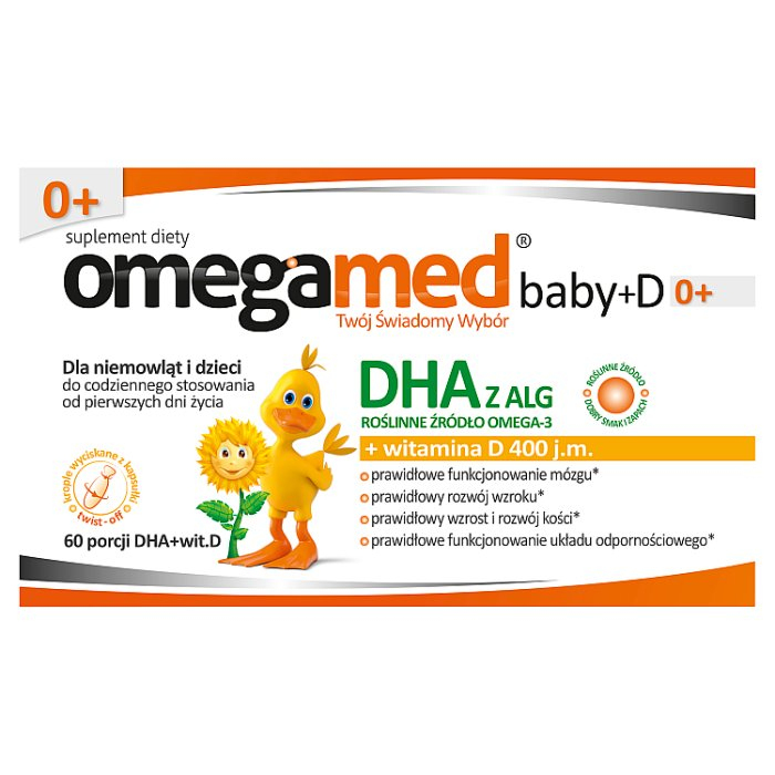 Omegamed Baby 0+ witamina D kapsułki twist off, 60 szt.