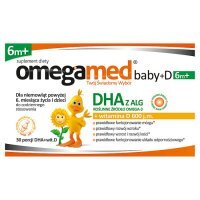 Omegamed Baby 6+ DHA+D kapsułki, 30 szt.